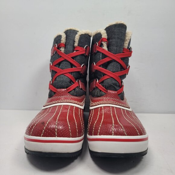 Sorel Tivoli Women's Red Waterproof Boots NL1530-986 US Size 7.5 - Picture 3 of 12